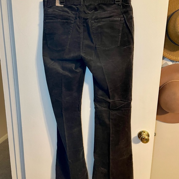 NWT Express dark gray corduroy flare pants 31 - Picture 11 of 13